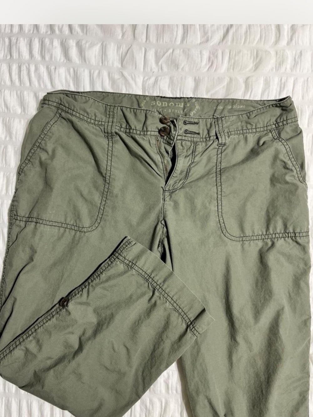 Sonoma Olive Green women Casual Pants